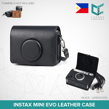 Leather Case Bag Cover Plain Colors for Fujifilm Instax Mini Evo Instant Film Camera