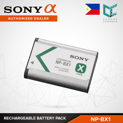 Sony NP-BX1 Rechargeable Lithium-Ion Battery Pack (3.6V, 1240mAh) for Mirrorless Cameras NPBX1