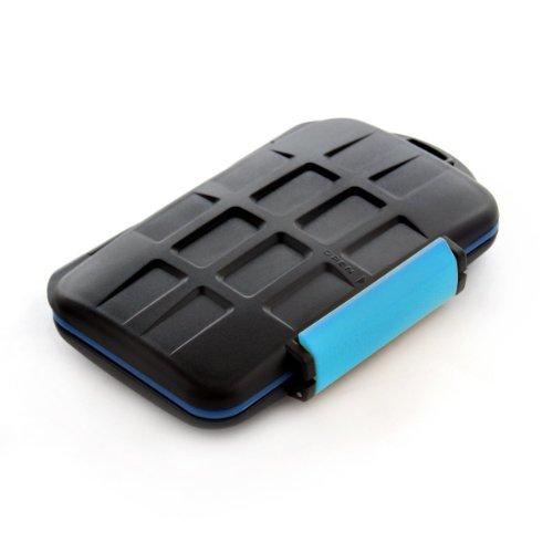 JJC MC-2 Water Resistant + Anti Shock Memory Card Case (MC-2)