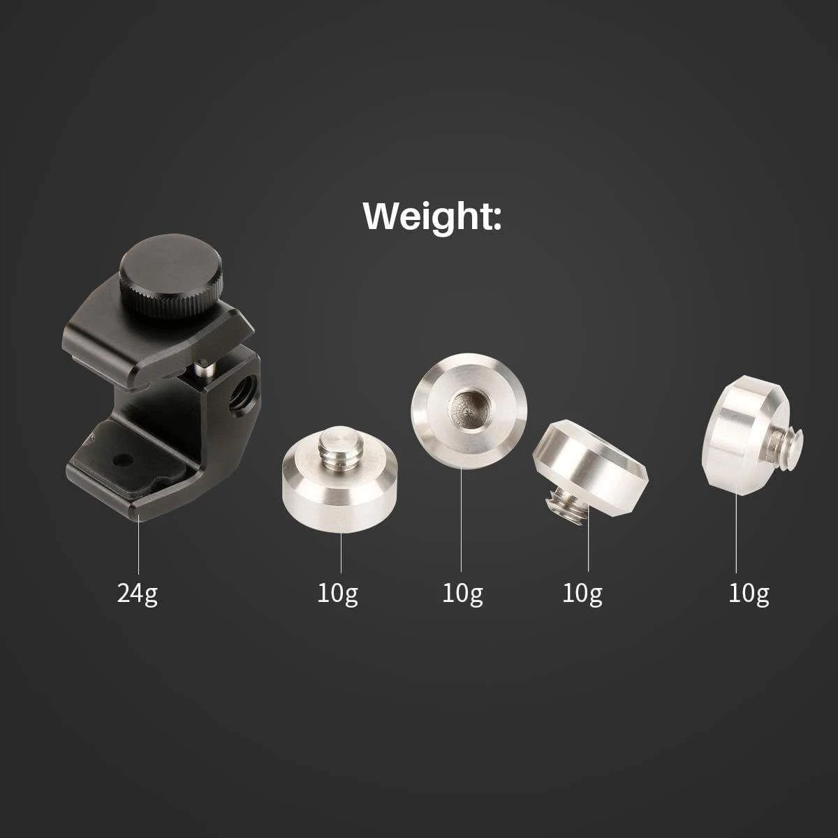 Ulanzi PT-4 Universal Gimbal Counterweight Compatible for DJI Osmo Mobile 2 Zhiyun Smooth 4 Feiyu Vimble 2 Evo Gimbal Stabilizer PT4