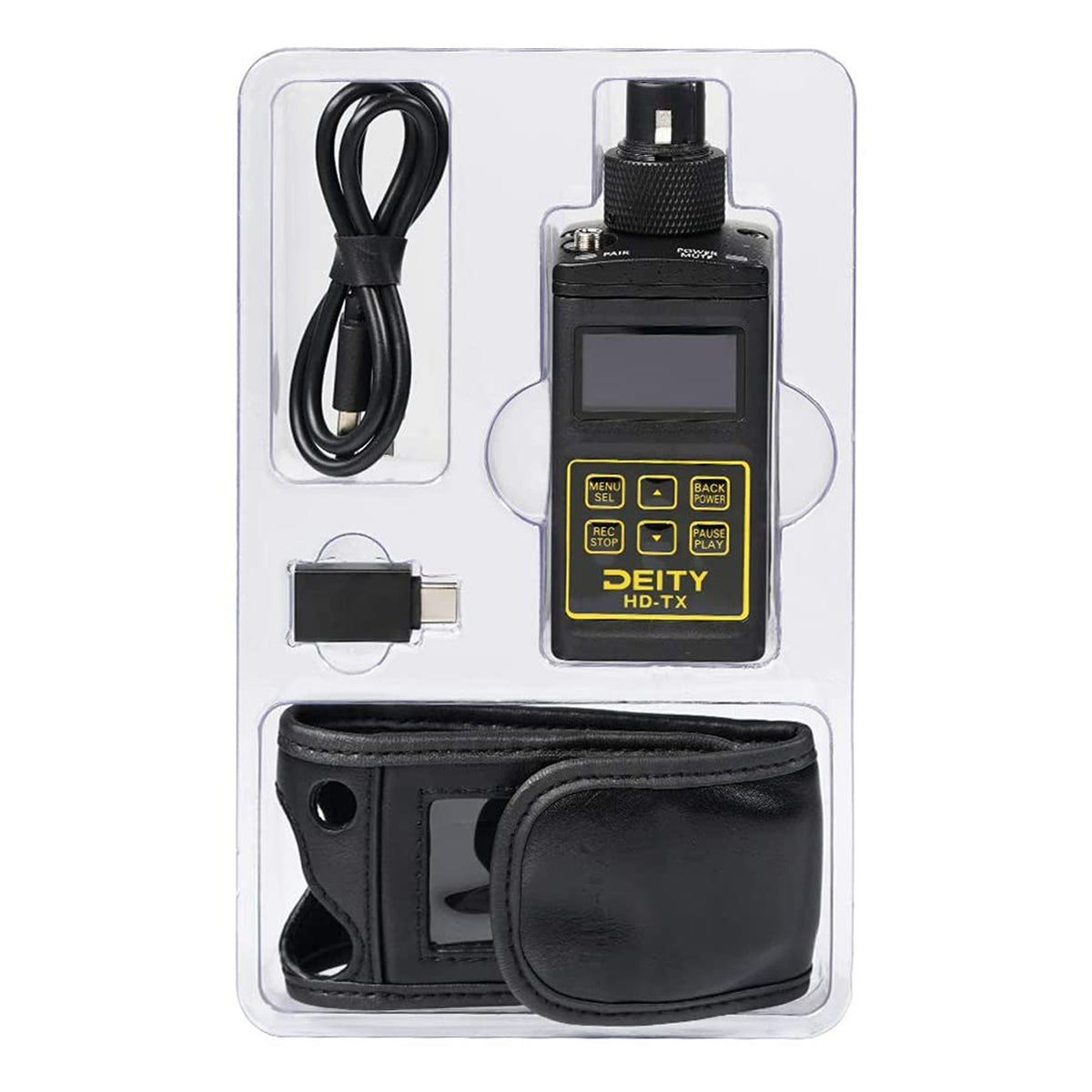 Deity Microphones HD-TX Plug-On Transmitter with Built-In Recorder (2.4 GHz)