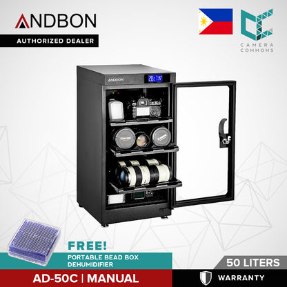 Andbon AD-50C Dry Box Electronic Digital Control Cabinet Storage for Camera Lenses AD50C