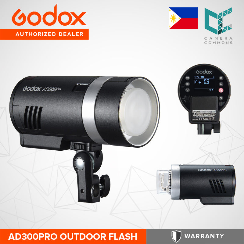 Godox AD300Pro AD300ProII Outdoor Flash Light 300W TTL 2.4G 1/8000 HSS 0.01-1.5s with Recycling for Photography Studio Shoot AD300 Pro II