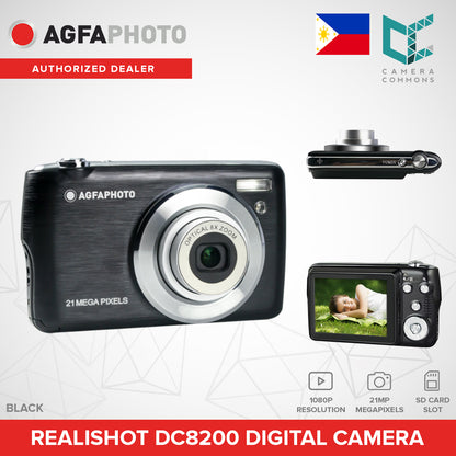 AGFAPHOTO Realishot DC8200 21MP Digital Camera 1080P with 8x Digital Zoom