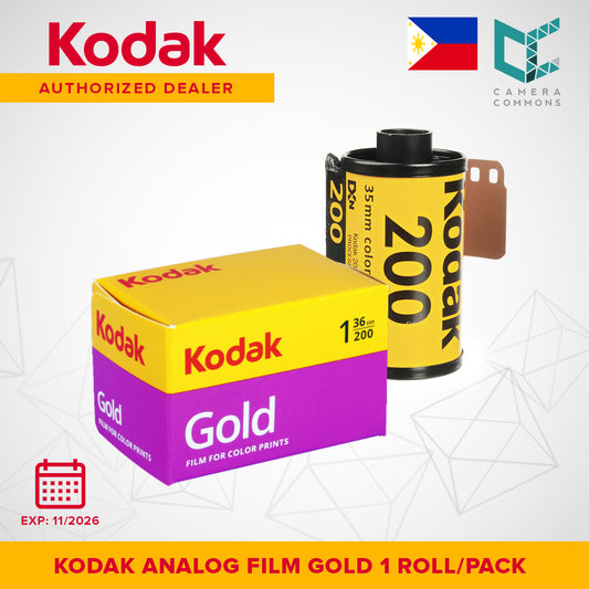 Kodak Gold 200 ISO Color Print Negative Film 35mm 36 Exposures - 1 Roll