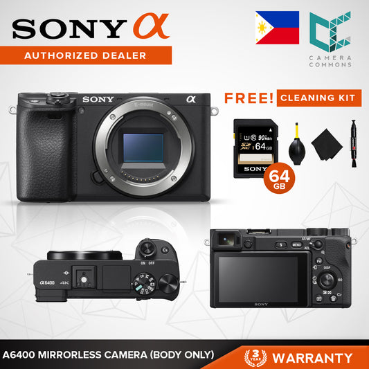 Sony ILCE-A6400 Alpha Mirrorless Camera Body Only A6400