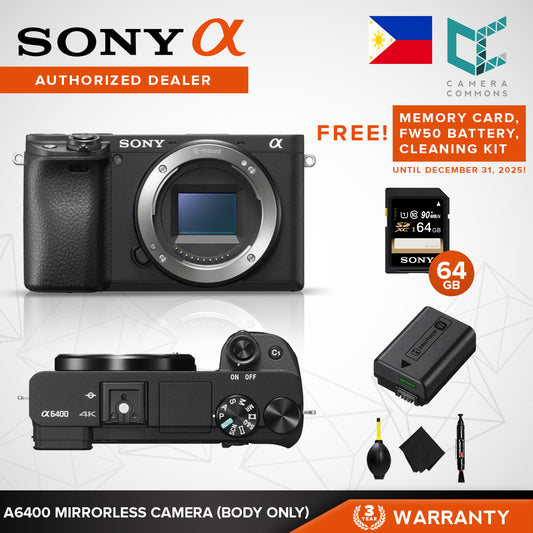Sony ILCE-A6400 Alpha Mirrorless Camera Body Only A6400