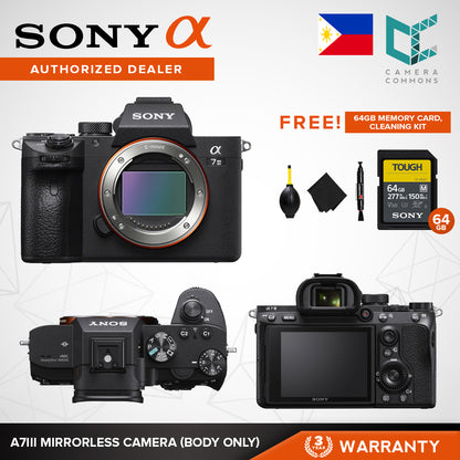 Sony ILCE-7III A7III A73 Alpha Mirrorless Camera Body Only