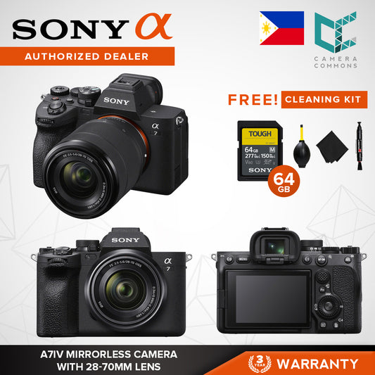 Sony A7IV Alpha Kit Compact Full-Frame Mirrorless Camera A74 Body with 28-70mm Lens ILCE-7IV