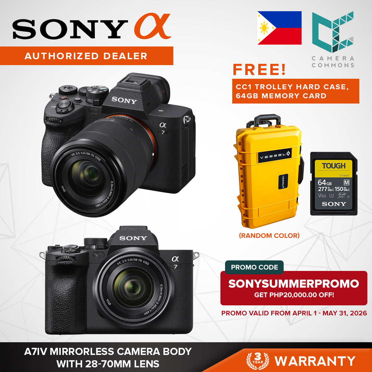 Sony A7IV Alpha Kit Compact Full-Frame Mirrorless Camera A74 Body with 28-70mm Lens ILCE-7IV
