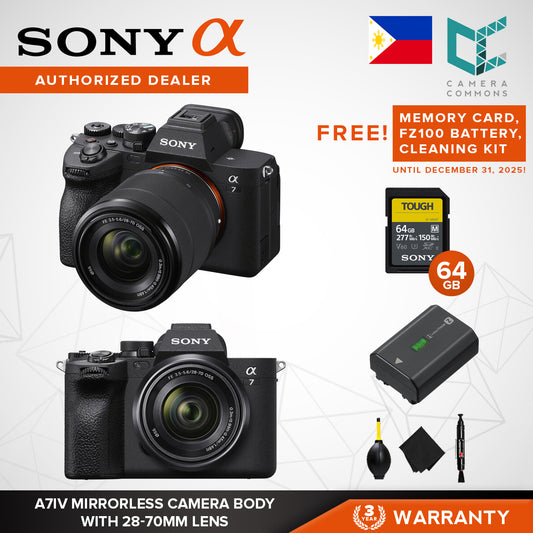 Sony A7IV Alpha Kit Compact Full-Frame Mirrorless Camera A74 Body with 28-70mm Lens ILCE-7IV