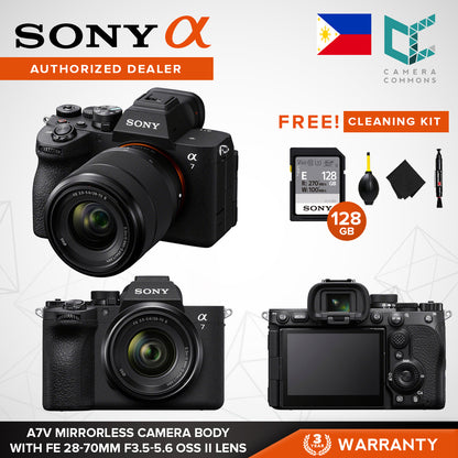 Sony A7V Alpha Kit Compact Full-Frame Mirrorless Camera A75 Body with 28-70mm f3.5-5.6 OSS II Lens