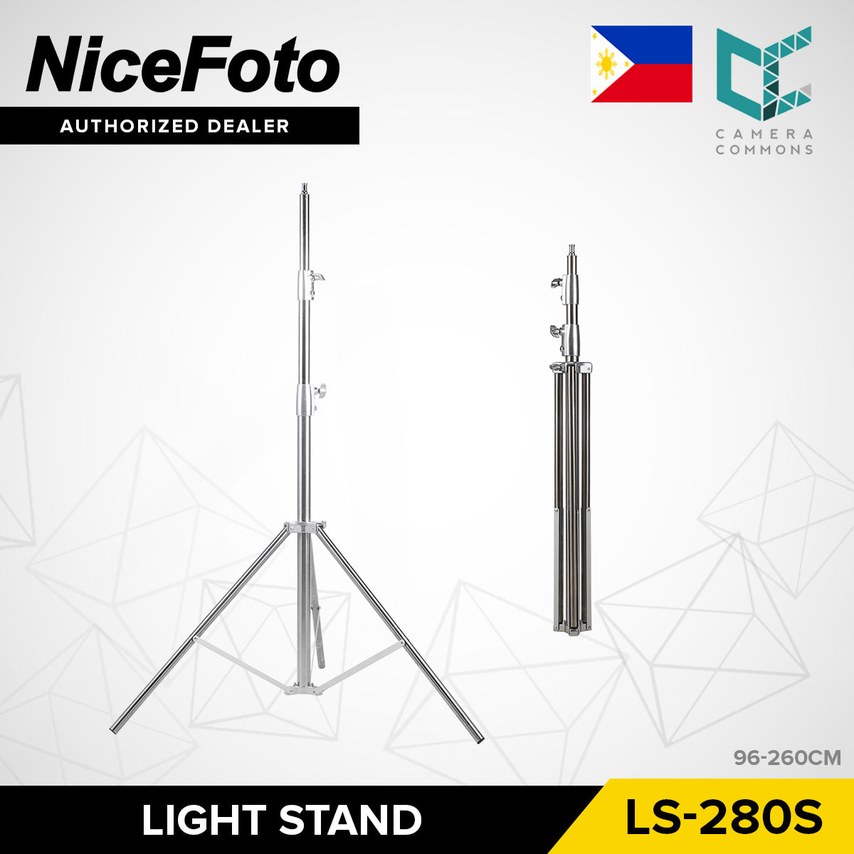 NICEFOTO Professional Heavy Duty C-Stand Light Stand with Boom Arm Equipment CStand Y660II Y660III