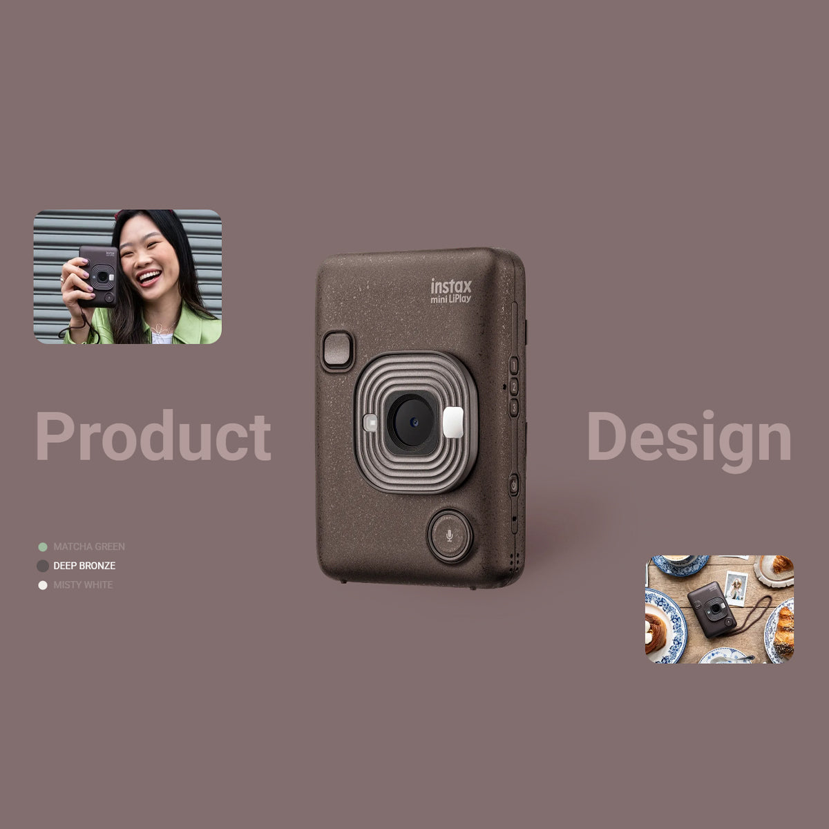 FUJIFILM Instax Mini Liplay Hybrid Instant Camera and Printer Bluetooth
