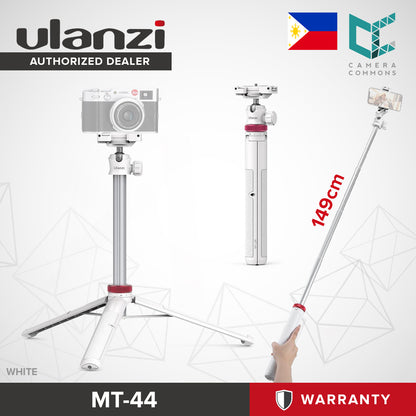 Ulanzi MT-44 / MT-44M Extendable Phone Vlogging Portable Stand Mini Tripod 146cm Selfie Magsafe