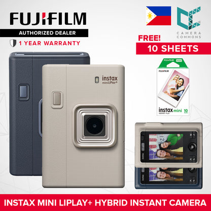 Fujifilm Instax Mini LiPlay+ Hybrid Instant Camera and Smartphone Printer LiPlay Plus