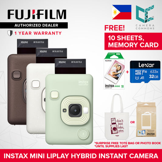 FUJIFILM Instax Mini Liplay Hybrid Instant Camera and Printer Bluetooth