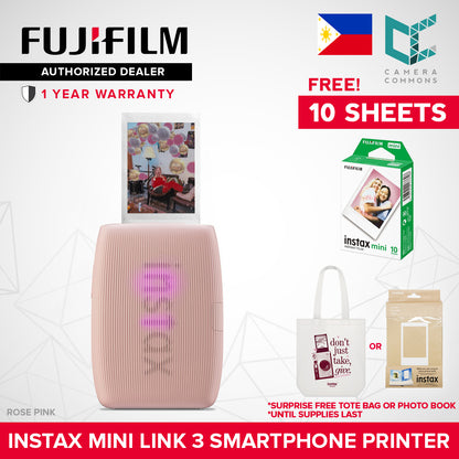 FUJIFILM Instax Mini Link 2 / Mini Link 3 Smartphone Printer NEW VERSION