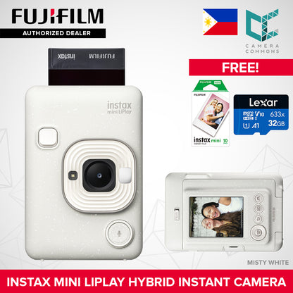 FUJIFILM Instax Mini Liplay Hybrid Instant Camera and Smartphone Printer Bluetooth