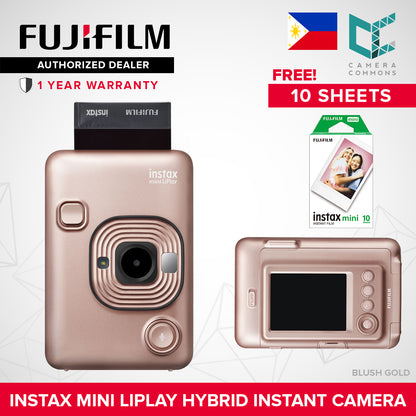 FUJIFILM Instax Mini Liplay Hybrid Instant Camera and Smartphone Printer Bluetooth