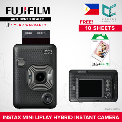 FUJIFILM Instax Mini Liplay Hybrid Instant Camera and Smartphone Printer Bluetooth