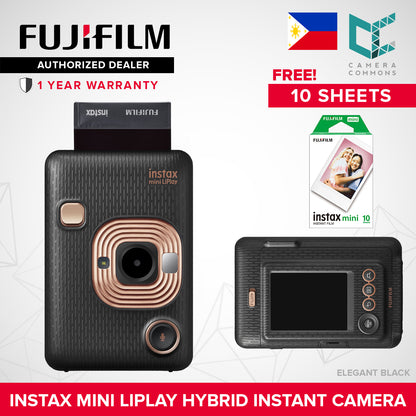 FUJIFILM Instax Mini Liplay Hybrid Instant Camera and Smartphone Printer Bluetooth