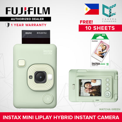 FUJIFILM Instax Mini Liplay Hybrid Instant Camera and Smartphone Printer Bluetooth