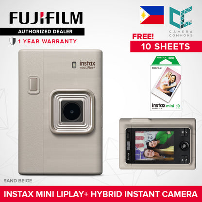 Fujifilm Instax Mini LiPlay+ Hybrid Instant Camera and Smartphone Printer LiPlay Plus