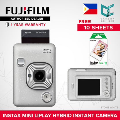 FUJIFILM Instax Mini Liplay Hybrid Instant Camera and Smartphone Printer Bluetooth