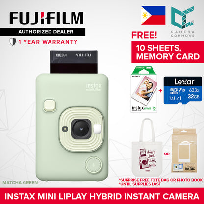 FUJIFILM Instax Mini Liplay Hybrid Instant Camera and Printer Bluetooth