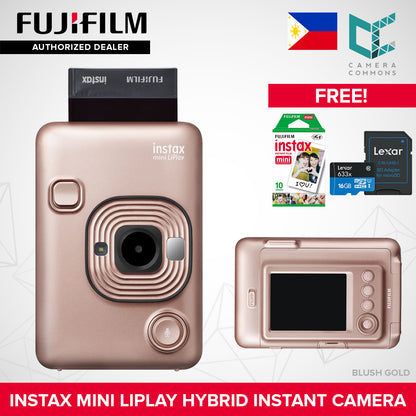 FUJIFILM Instax Mini Liplay Hybrid Instant Camera and Smartphone Printer Bluetooth