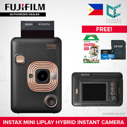 FUJIFILM Instax Mini Liplay Hybrid Instant Camera and Smartphone Printer Bluetooth