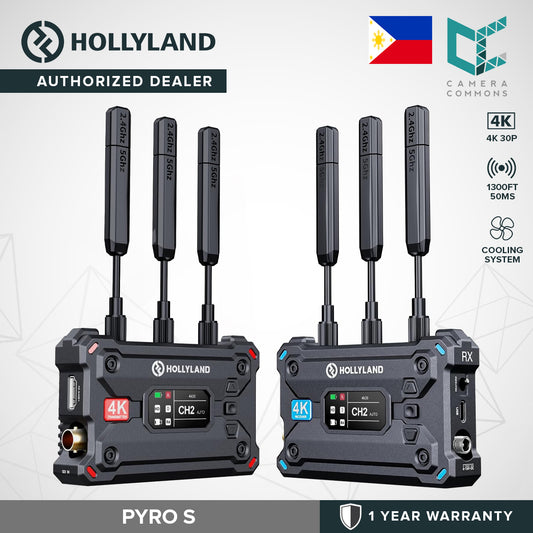 Hollyland Pyro S 4K HDMI/SDI Wireless Video Transmission System Transmitter and Receiver Set