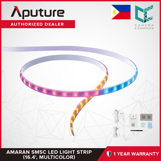 CLEARANCE Aputure Amaran SM5c Smart LED Light Strip 16.4' Multicolor Lighting 3200K-6500K