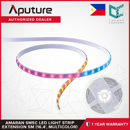 CLEARANCE Aputure Amaran SM5c Smart LED Light Strip 16.4' Multicolor Lighting 3200K-6500K