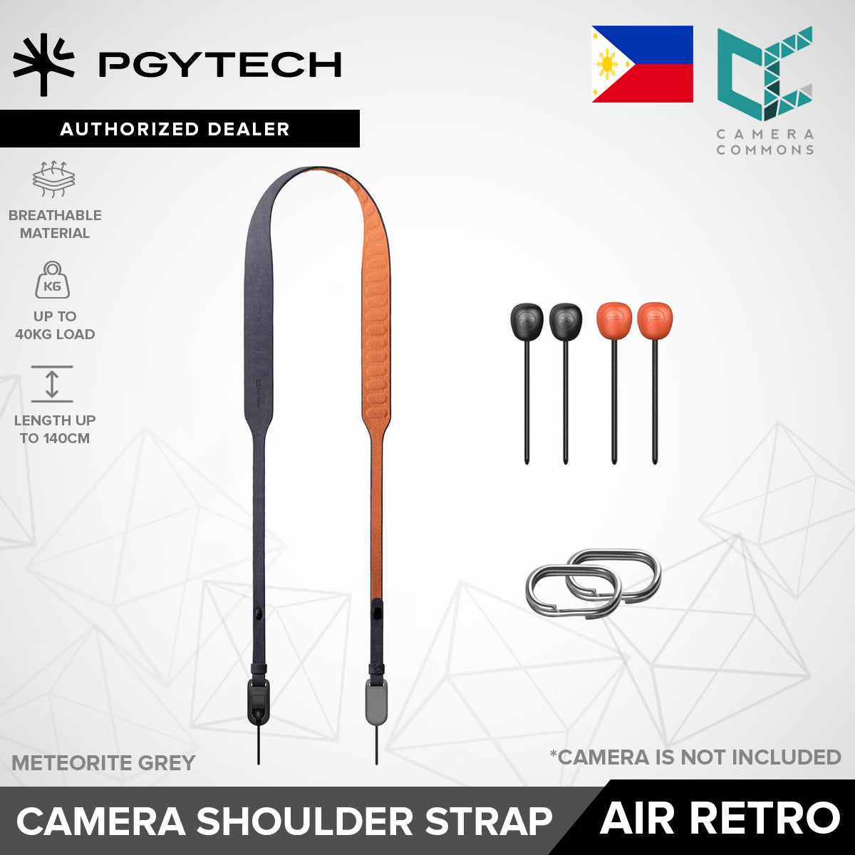 PGYTECH Camera Shoulder Strap Air / Air Retro for Mirrorless Digital Camera Quick Release