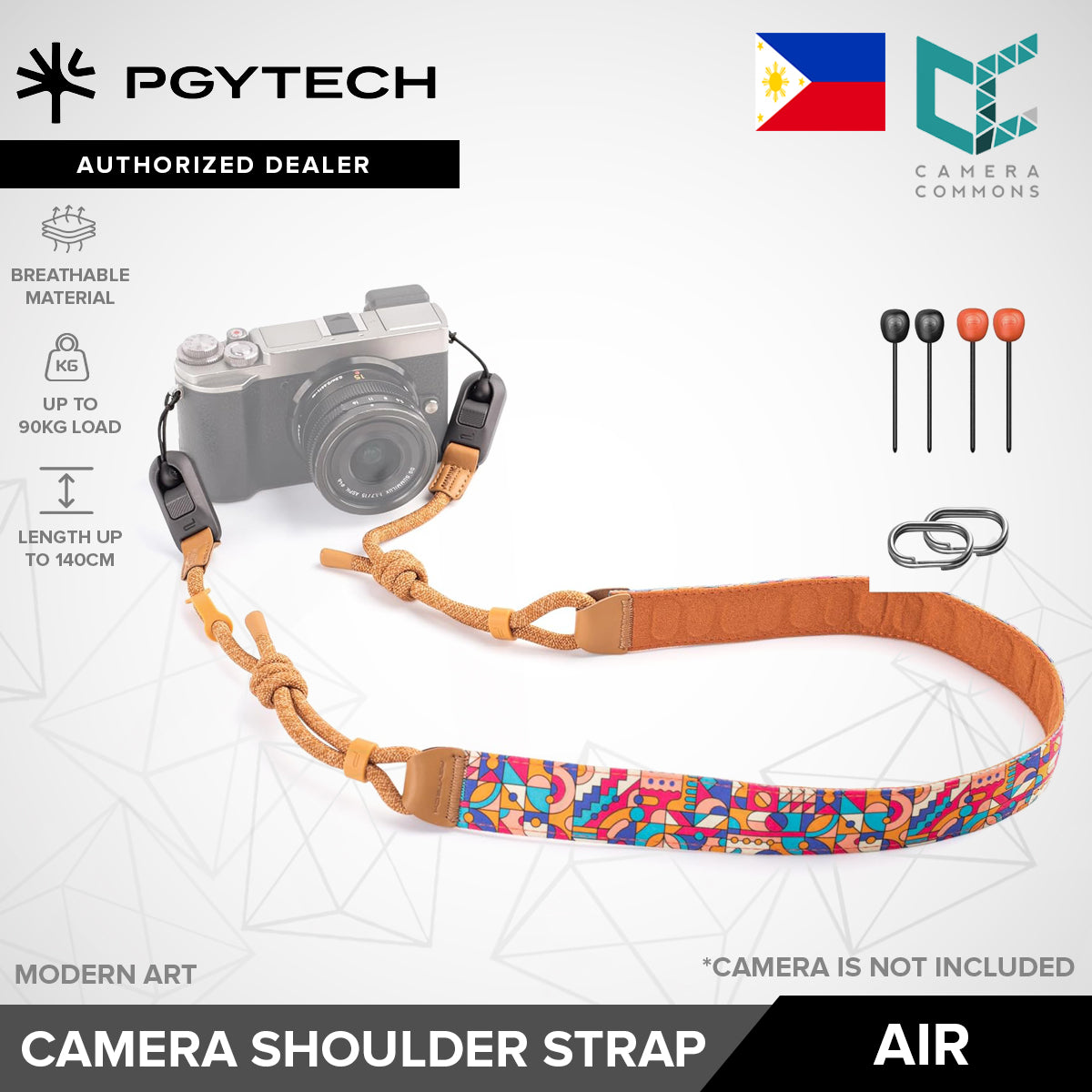 PGYTECH Camera Shoulder Strap Air / Air Retro for Mirrorless Digital Camera Quick Release