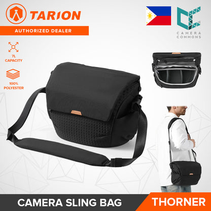 Tarion TR-SB / TR-S / Thorner Camera Shoulder Sling Bag Dust-Resistant for Mirrorless Cameras Accessories