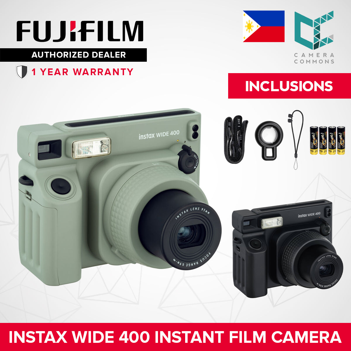 FUJIFILM Instax Wide 400 Instant Film Camera