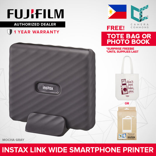 FUJIFILM Instax Link Wide Smartphone Printer  Wide Format Printer with QR Print Mode