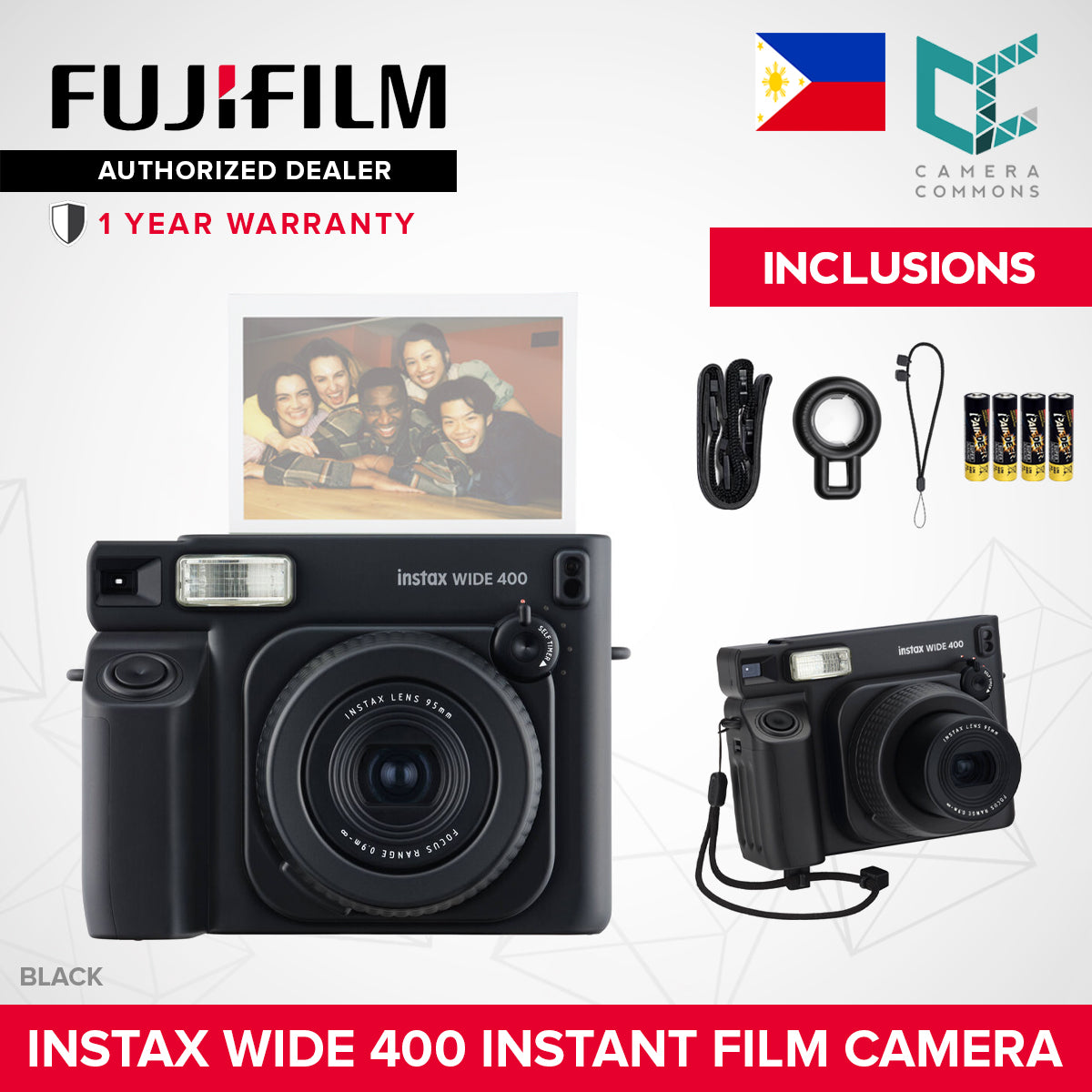 FUJIFILM Instax Wide 400 Instant Film Camera