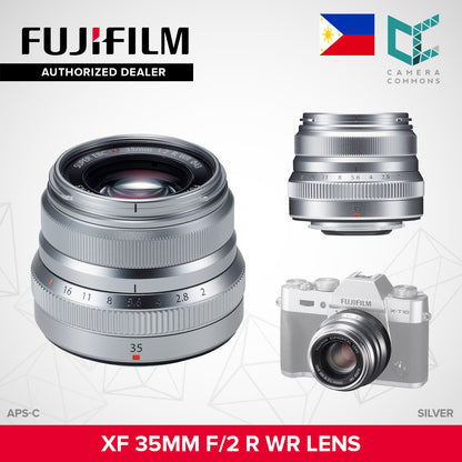 FUJIFILM XF 35mm f/2 R WR Prime Lens APS-C for X-Mount Mirrorless Cameras