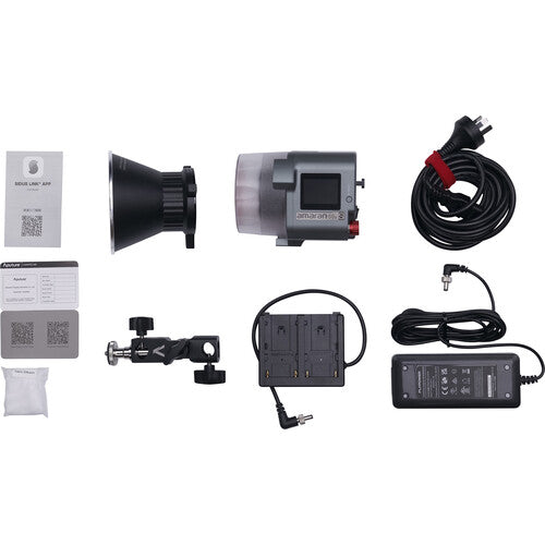 Aputure Amaran COB 60x S Bi Color LED Monolight 2700-6500K CCT Bicolor CRI 96 Studio Lighting