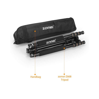 Zomei Z668 Professional Tripod Monopod Ball Head with Travel Bag Compact Lightweight for DSLR Canon Nikon Sony Olympus