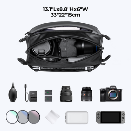 K&F Concept KF13.157V1 Alpha Sling Camera Bag Shoulder Bags 10L Photography KF13.157
