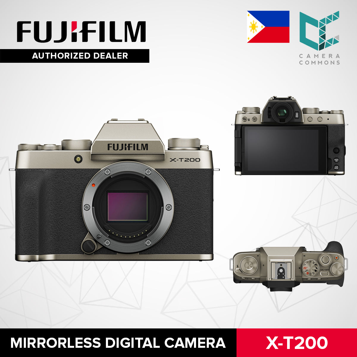 FUJIFILM X-T200 Mirrorless Digital Camera XT200