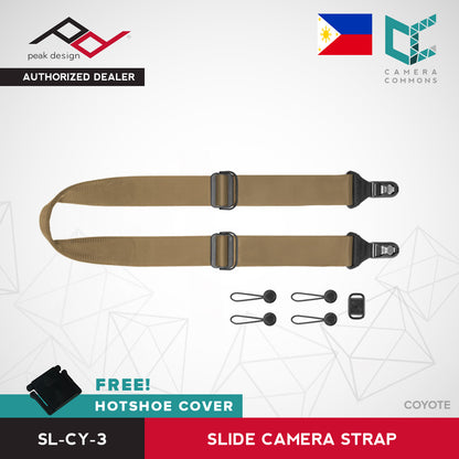 Peak Design Slide Camera Strap Ash Black Midnight Sage Coyote
