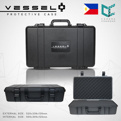VESSEL VS5030 Portable Hard Case for Photography Equipment Tactical Instruments Tool Box and other devices