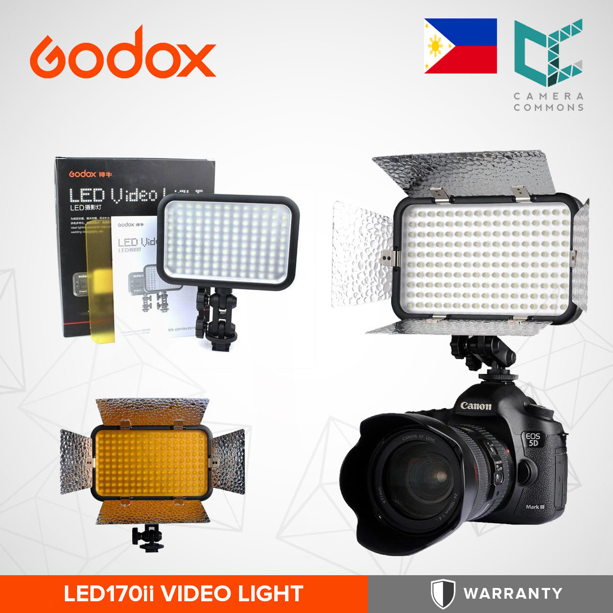 Godox LED170 LED170ii Video Light for Cameras Photography