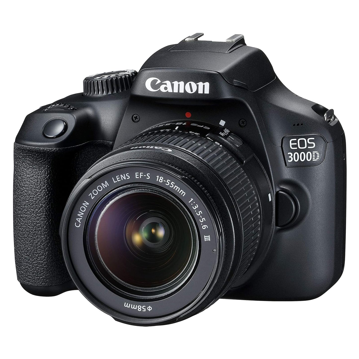 Canon EOS 3000D 18MP Digital SLR Camera (Black) with 18-55mm III Zoom Lens DSLR